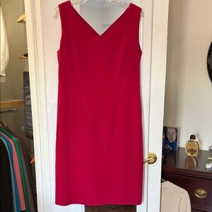 Ann Klein Vibrant Red Dress